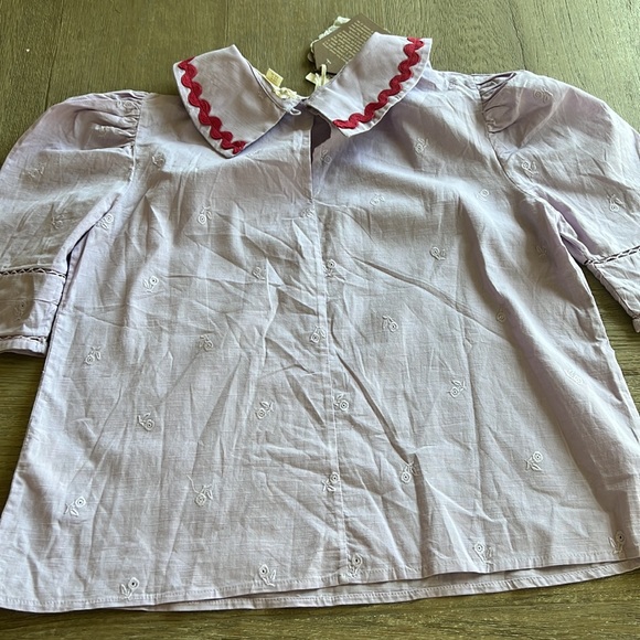 NWT Anthropologie forever that girl pink and lavender top size 4 - Picture 6 of 6